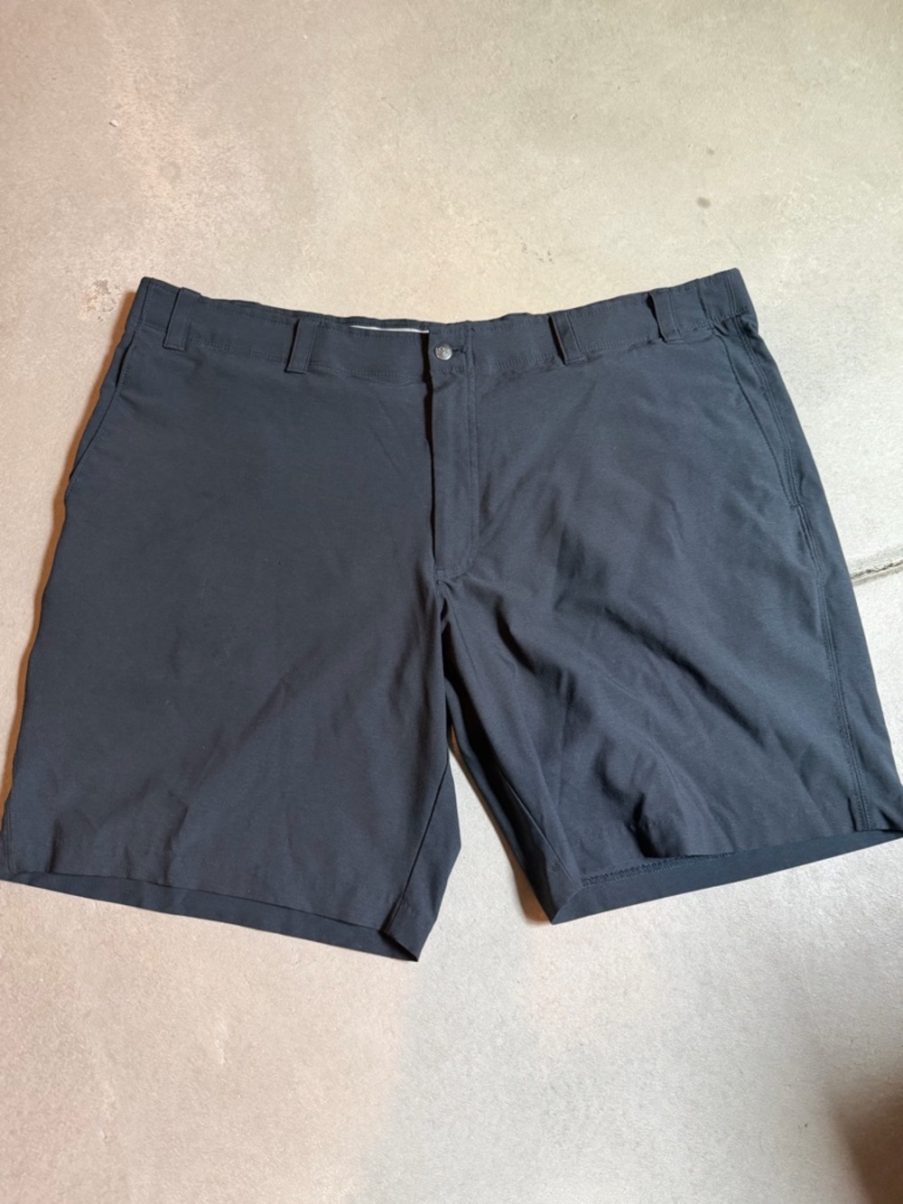 Callaway Men's Black Flat Front Performance Shorts